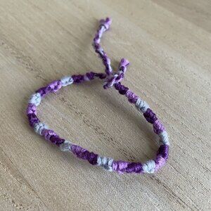 Leela Bracelet, anklet, trendy, comfortable, tie, embroidery thread, woven, gift